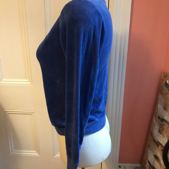 Vintage Popeye Velour V-Neck - Picture 3 of 4